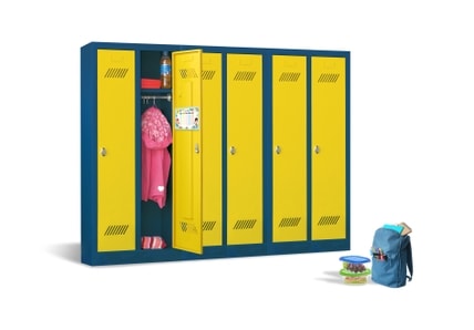 Garderobenschränke für Schulen kaufen - große Auswahl an Varianten und Farben