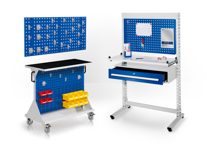  Effiziente und übersichtliche Werkzeugorganisation durch Loch- und Schlitzplattensysteme